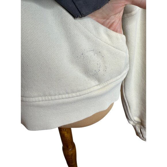 Lululemon Beige Oversized Scuba Hoodie Cropped XL/XXL - Picture 9 of 10